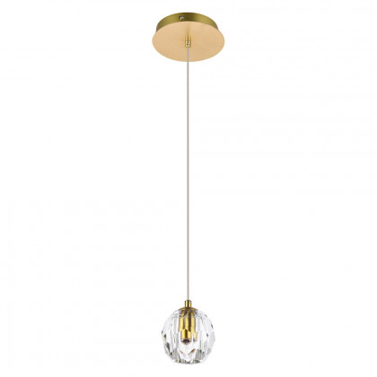 Elegant Eren 1 Light Pendant - Gold, L 5.5" (3505D6G)