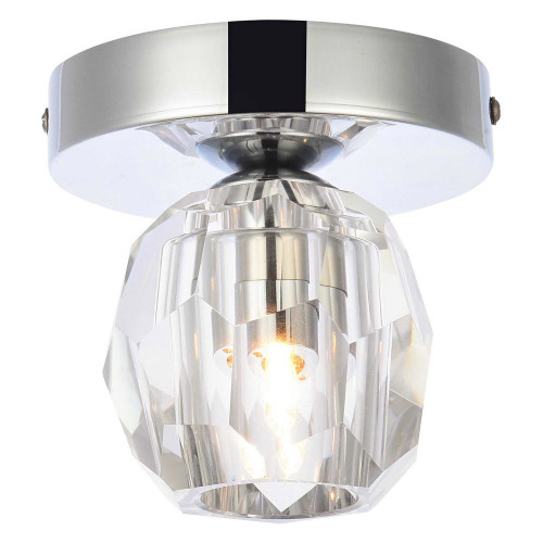 Elegant Eren 1 Light Flush Mount - Chrome (3505F5C)