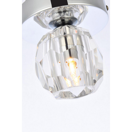 Elegant Eren 1 Light Flush Mount - Chrome (3505F5C)