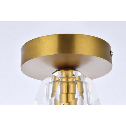 Elegant Eren 1 Light Flush Mount - Gold (3505F5G)