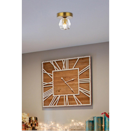 Elegant Eren 1 Light Flush Mount - Gold (3505F5G)