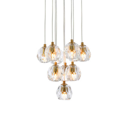 Elegant Eren 24 Lights Pendant - Gold, L 11" (3505G11G)