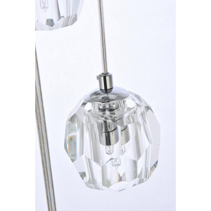 Elegant Eren 24 Lights Pendant - Chrome, L 15" (3505G15C)