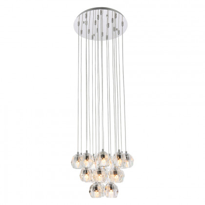 Elegant Eren 24 Lights Pendant - Chrome, L 15" (3505G15C)