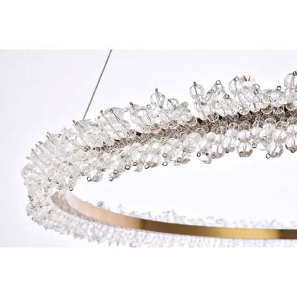 Elegant Laurel Led Pendant - Gold, L 34" (3506D34G)