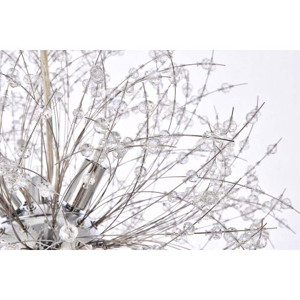 Elegant Pendant Light - Chrome, L 18" (3507D18C)