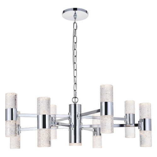 Elegant Pendant Light - Chrome, L 32" (5200D32C)