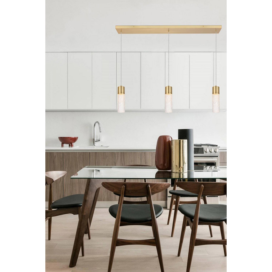 Elegant Pendant Light - Gold, L 36" (5200D36G)
