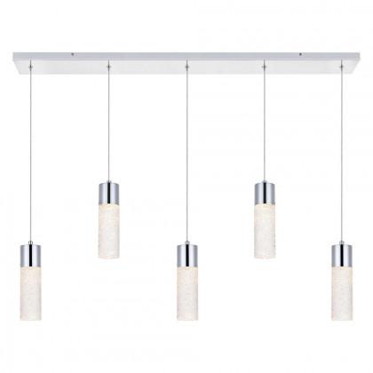 Elegant Pendant Light - Chrome, L 42" (5200D42C)