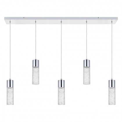 Elegant Pendant Light - Chrome, L 42" (5200D42C)