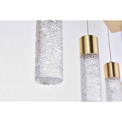 Elegant Pendant Light - Gold, L 42" (5200D42G)