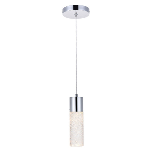 Elegant Pendant Light - Chrome, L 4.72" (5200D4C)