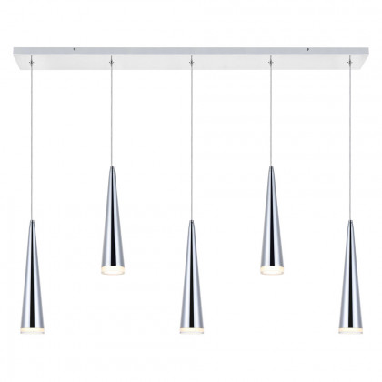 Elegant Pendant Light - Chrome, L 42" (5201D42C)