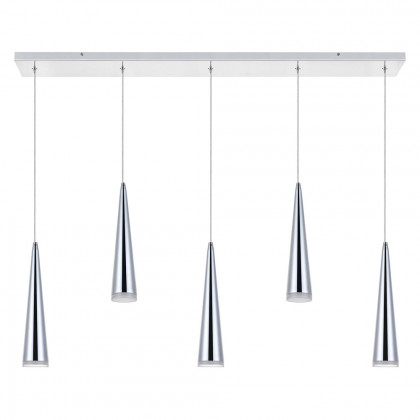 Elegant Pendant Light - Chrome, L 42" (5201D42C)
