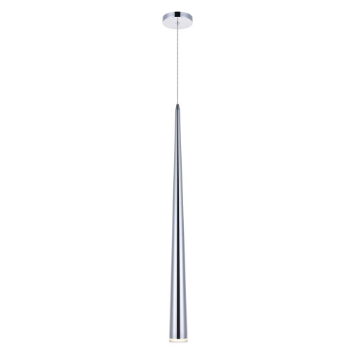 Elegant Pendant Light - Chrome, L 5" (5201D5C)