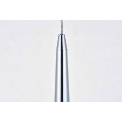 Elegant Pendant Light - Chrome, L 5" (5201D5C)
