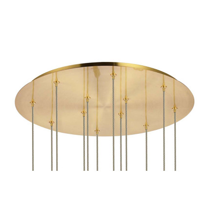 Elegant Hana 3 Lights Pendant - Gold, L 22" (5202D22G)