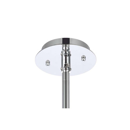 Elegant Pendant Light - Chrome, L 12" (6200D12C)
