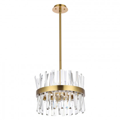 Elegant Pendant Light - Satin Gold, L 16" (6200D16SG)