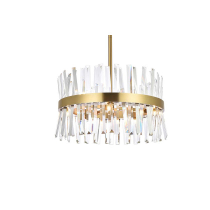 Elegant Pendant Light - Satin Gold, L 20" (6200D20SG)