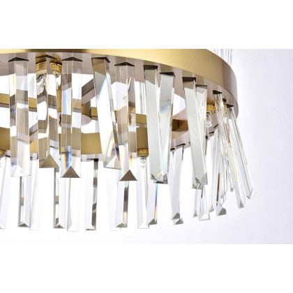 Elegant Pendant Light - Satin Gold, L 20" (6200D20SG)