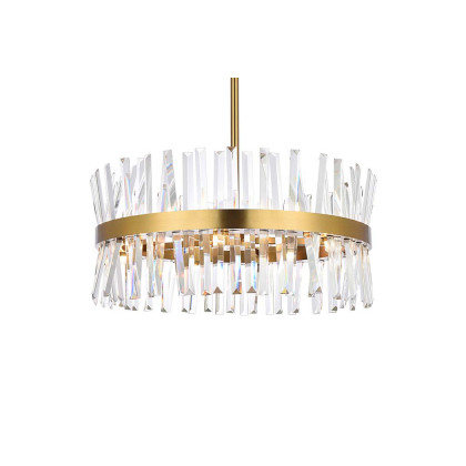 Elegant Pendant Light - Satin Gold, L 25" (6200D25SG)