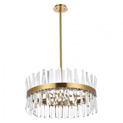 Elegant Pendant Light - Satin Gold, L 25" (6200D25SG)