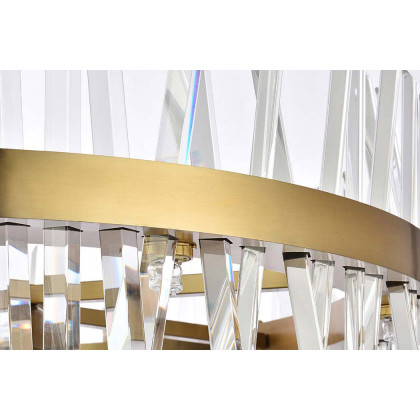 Elegant Pendant Light - Satin Gold, L 32" (6200D32SG)
