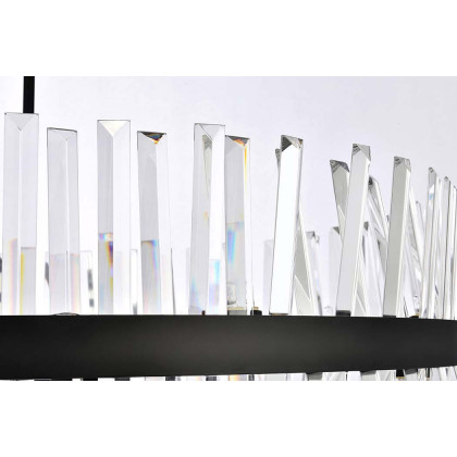 Elegant Pendant Light - Black, L 36" (6200D36BK)