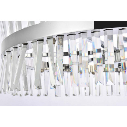 Elegant Pendant Light - Chrome, L 36" (6200D36C)