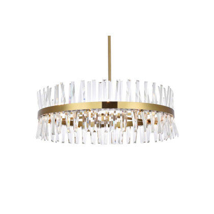 Elegant Pendant Light - Satin Gold, L 36" (6200D36SG)