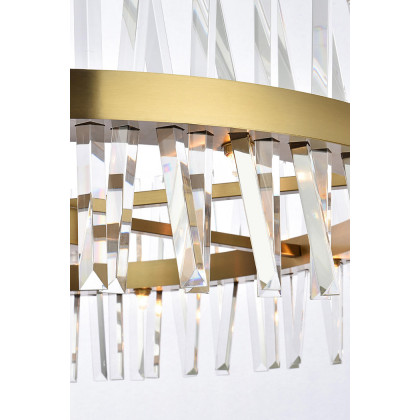 Elegant Pendant Light - Satin Gold, L 36" (6200D36SG)