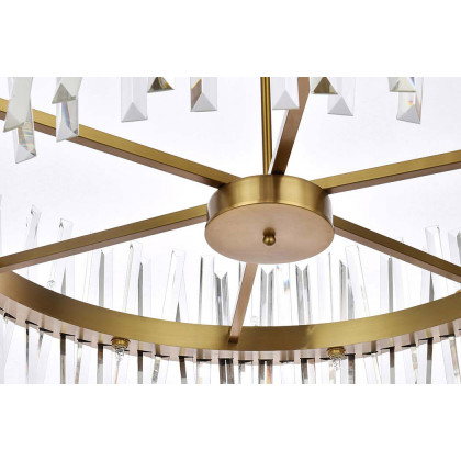 Elegant Pendant Light - Satin Gold, L 36" (6200D36SG)