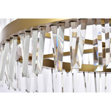 Elegant Pendant Light - Satin Gold, L 36" (6200D36SG)