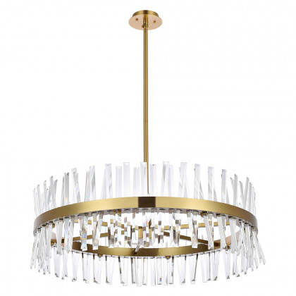 Elegant Pendant Light - Satin Gold, L 36" (6200D36SG)