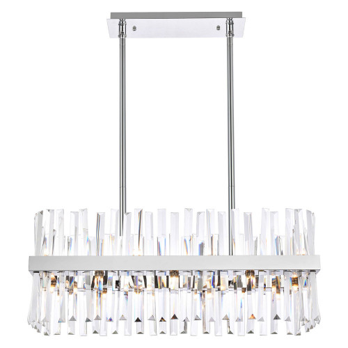 Elegant Chandelier - Chrome, L 30" (6200G30C)