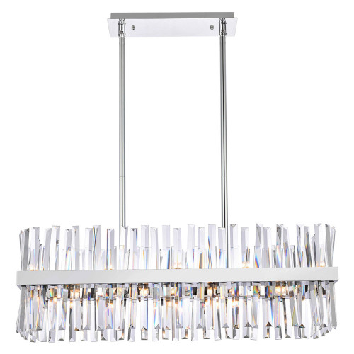 Elegant Chandelier - Chrome, L 36" (6200G36C)
