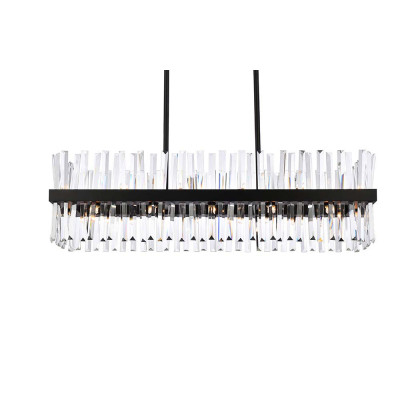 Elegant Chandelier - Black, L 42" (6200G42BK)
