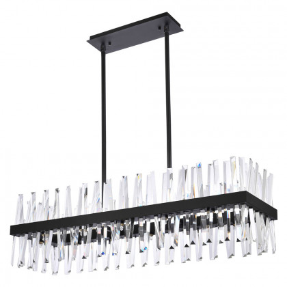 Elegant Chandelier - Black, L 42" (6200G42BK)