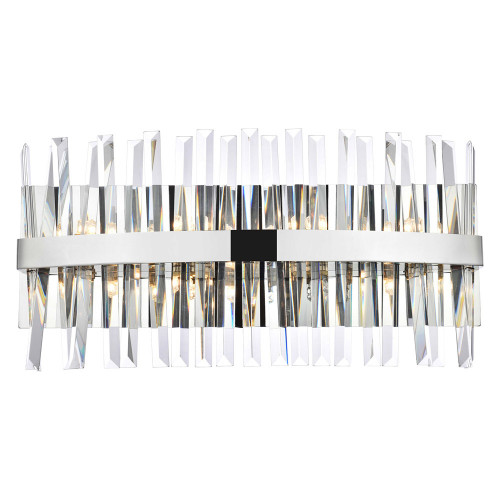 Elegant Wall Sconce - Chrome, L 24" (6200W24C)