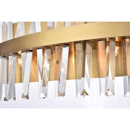 Elegant Wall Sconce - Satin Gold, L 24" (6200W24SG)