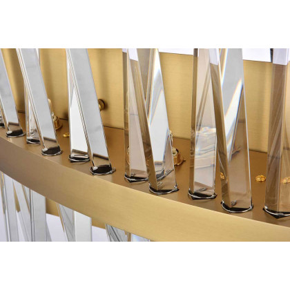 Elegant Wall Sconce - Satin Gold, L 24" (6200W24SG)