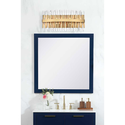 Elegant Wall Sconce - Satin Gold, L 24" (6200W24SG)