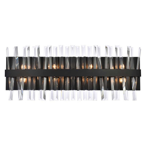 Elegant Wall Sconce - Black, L 30" (6200W30BK)