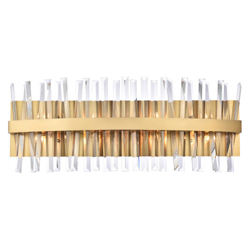 Elegant Wall Sconce - Satin Gold, L 30" (6200W30SG)