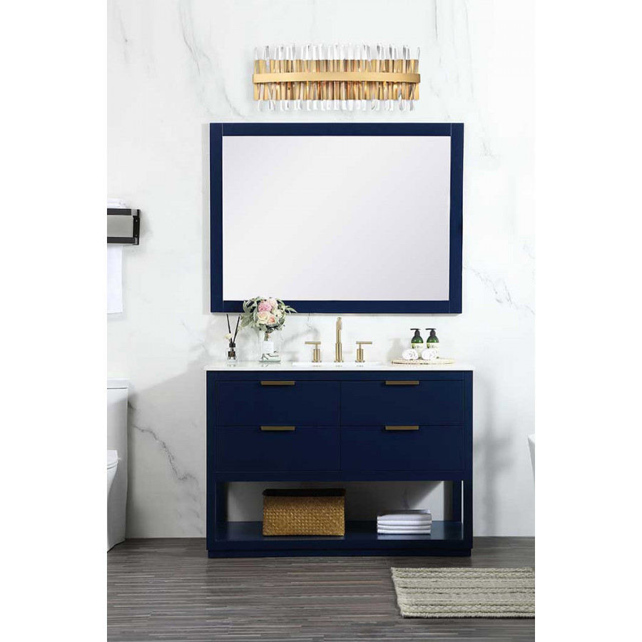 Elegant Wall Sconce - Satin Gold, L 30" (6200W30SG)