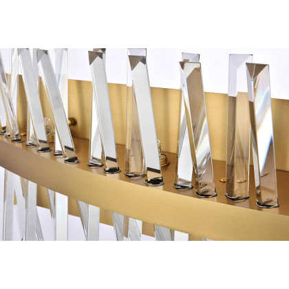Elegant Wall Sconce - Satin Gold, L 30" (6200W30SG)
