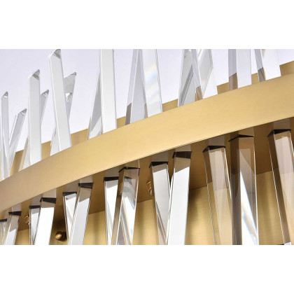 Elegant Wall Sconce - Satin Gold, L 30" (6200W30SG)