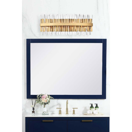 Elegant Wall Sconce - Satin Gold, L 30" (6200W30SG)