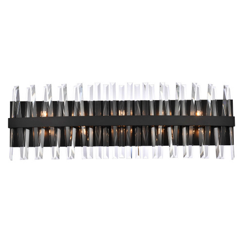 Elegant Wall Sconce - Black, L 36" (6200W36BK)